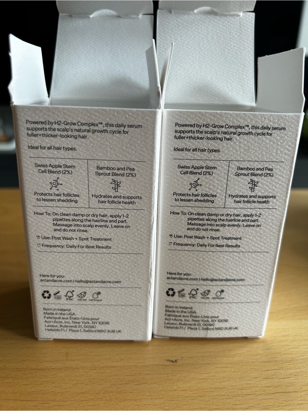2x Act & Acre Cold Processed Stem Cell Scalp Serum - Picture 4 of 4